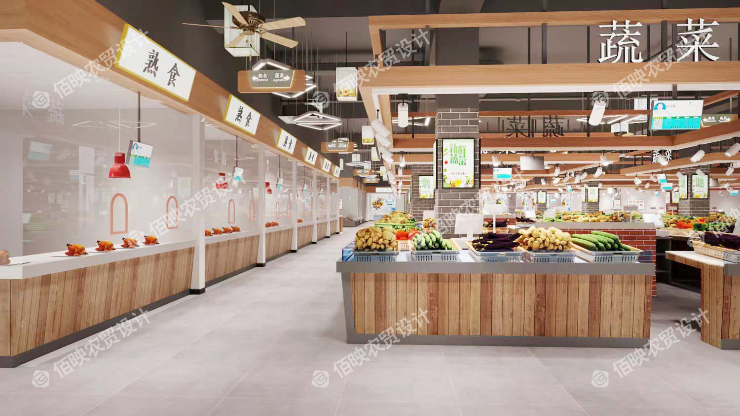 智慧農貿市場設計中主要有哪些科技的應用？