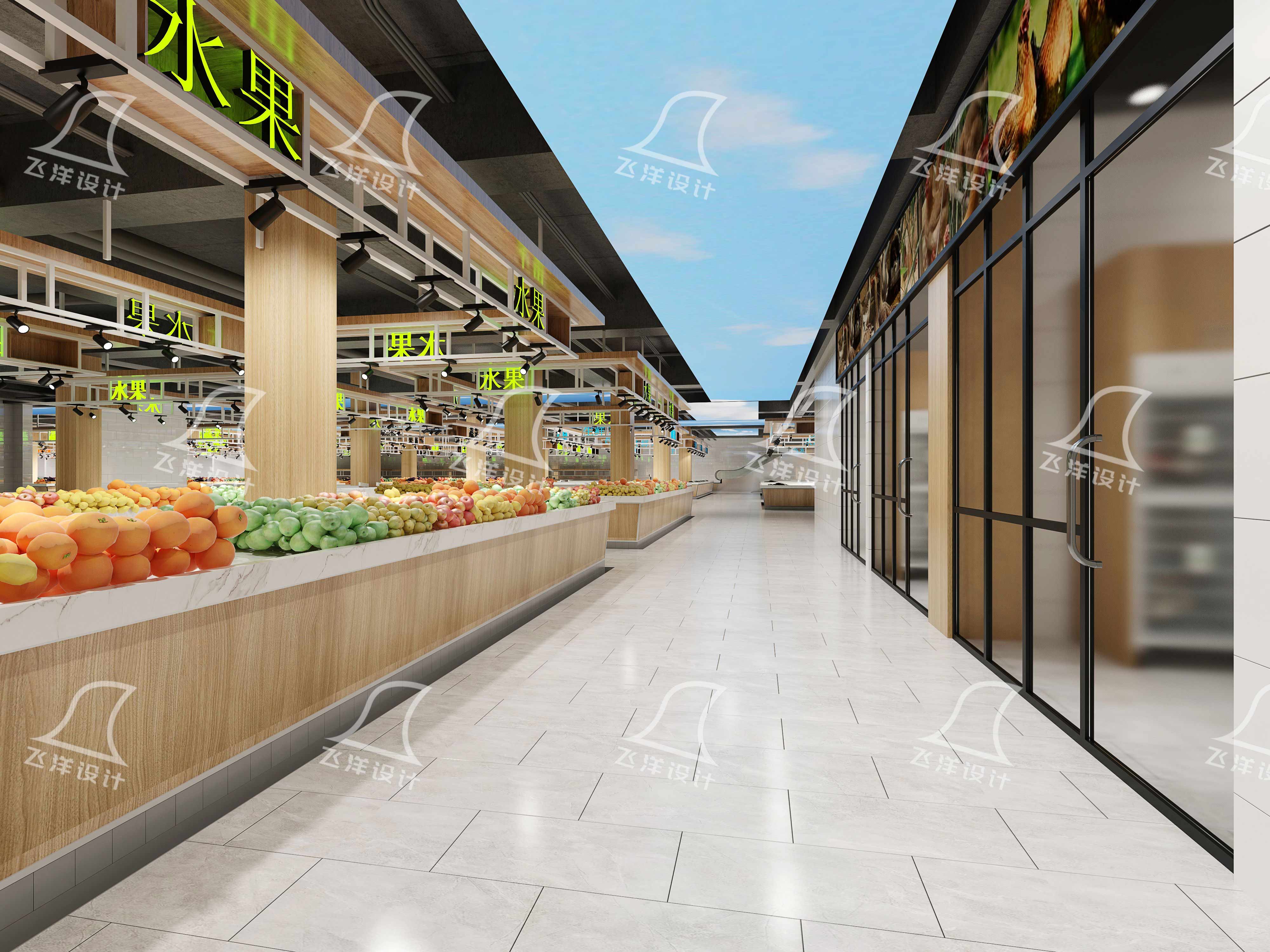 工業(yè)風格菜市場設計的獨特之處在哪里？